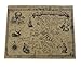 Well Pack Box Wooden Pirates Treasure Chest 156 Plastic Coins Gems Map Large 8x6x6 Pirate Note