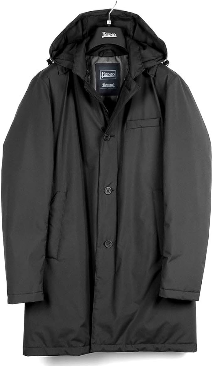 Amazon ヘルノ Herno 国内正規品 21aw Gore Texフーデッドダウンチェスターコート Pi154ul Laminar ブラック 44 メンズ コート ジャケット 通販