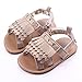 DZT1968® Baby Girl Anti Slip Tassels Sandal Shoes Prewalker (0~6 Months Baby, Khaki)