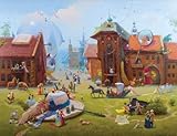 Artifact Puzzles - Rekunenko Charming Village Wooden Jigsaw Puzzle