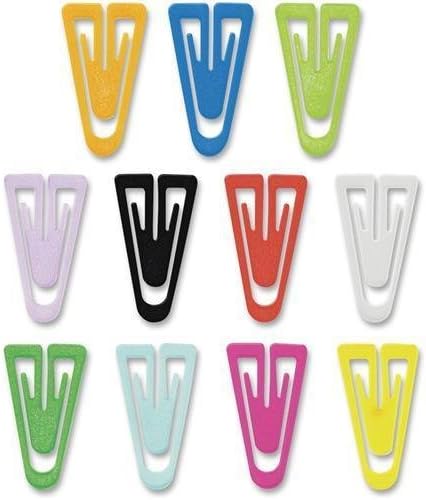 PC0300 Gem Office Products Triangular Paper Clips - Medium - 500 / Box - Assorted