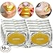 Anti Aging Treatments Set / Kit of 10pcs Lips / Mouth 24K Gold Collagen Gel Crystal Masks / Patches for Fine Lines and Wrinkles Removal, Moisturizing / Hydration, Skin Firming and Nourishing