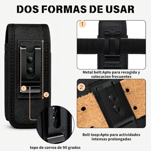 GFHTVD Funda para Navaja, Funda Multiherramienta para Cuchillo, Compatible con Leatherman, Victorinox, Gerber y Otras multiherramientas de hasta 4.5 Pulgadas, Apto para Uso Diario y al Aire Libre