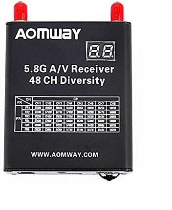 Aomway 5.8G 48 Channel A/V Receiver FPV