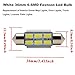 BOODLIED 10pcs 36mm Festoon LED 5630 5730 6-SMD White Canbus No Error Free Dome Map Light Bulbs 3021 DE3021 6418 DE3423 DE3425.