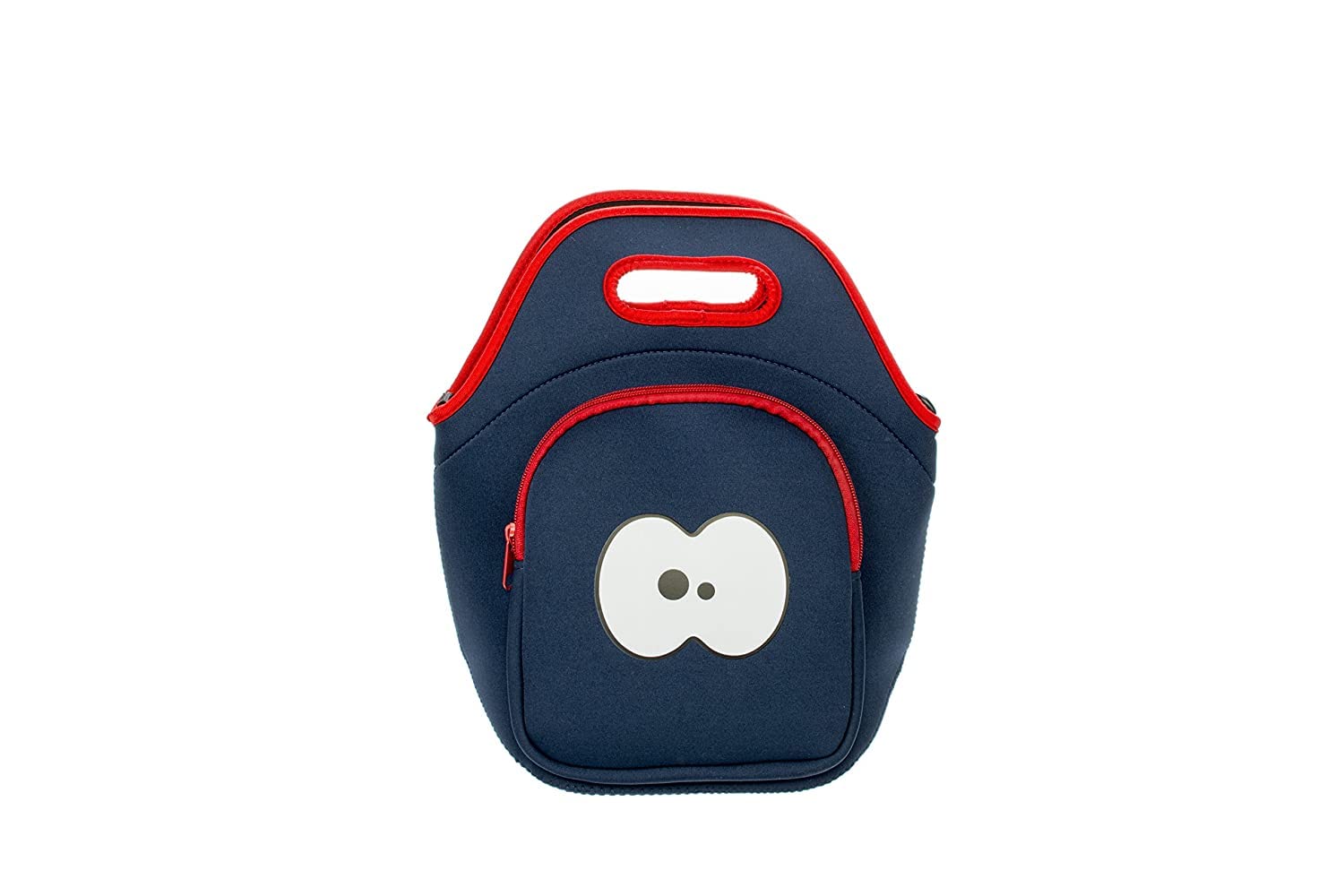 Fruitfriends LunchBackpack of Neoprene, Dark Blue/Red