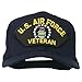 e4Hats.com US Air Force Veteran Military Patch Cap - Navy OSFM