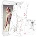 iPhone 7 Case,iPhone 8 Case,DOUJIAZ Marble Design Anti-Scratch &Fingerprint Shock Proof Thin Non Slip Silicone Hard Protective Cover for iPhone 7/iPhone 8 iPhone 6/ iPhone 6s -Smile