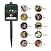Ultrasonic Animal Repeller, FOCUSPET Solar Powered repellent with Motion Sensor Ultrasonic and Red Flashing lights Outdoor Waterproof Farm Garden Yard repellent Dogs, Foxes, Birds, Skunks, rodents etc