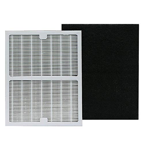 Replacement Idylis A Hepa Filters, Compatible with Idylis AC-2119, IAPC-10-140, IAP-10-100, IAP-10-150 Model # IAF-H-100A, Includes 1 HEPA & 1 Carbon Filters