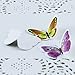 Set of 100 Butterfly Cake & Cupcake Toppers Food Decoration 4 Colour