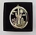 I Love My State Arizona Cactus Brass Ornament Souvenir Black Leatherette Gift Box