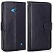 Lumia 640 Case, LK Lumia 640 Wallet Case, Luxury PU Leather Case Flip Cover Built-in Card Slots & Stand For Microsoft Lumia 640, BLACK