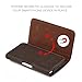 AIScell Brown Carrying Case Pouch for Galaxy S22, S21, S20, A10e,S9,S10,S10e,Faux Leather Case Belt Loop Clip Holster 6.15X3.5X0.8 Inches, Fits Protective Armor Rugged Cover Case on