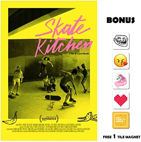 Skate Kitchen Movie Poster 13 in x 19 in Poster Flyer Borderless + Bonus 1 Free Tile Magnet