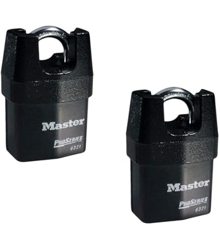 Master Lock - Two (2) High Security Pro Series Padlocks w/ 4 Keys