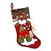 WOBOX Christmas Stockings Christmas Decor Santa Claus Snowman 18 Inch Length 2pcs