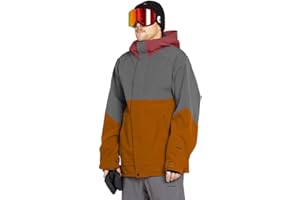 Volcom mens Brighton Hooded Snowboard Ski Winter Jacket