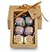 Bath Bombs - Hand Selected Ultra Spa Fizzies w/Lavender, Orange, and Eucalyptus Essential Oils Natural Ingredients for Lush, Calming Relaxation in a Box, Shea Butter Moisturizing Dry Skin 6 Count
