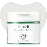 Parnell Cicamanu Cotton Clear Pad | Gentle Daily Exfoliating &amp; Soothing Toner Pads for Sensitive Troubled Skin | CICA LHA PHA Ceramide HA Manuka Honey | Unbleached Biodegradable (90 Count)