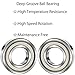 625ZZ 5 x 16 x 5 mm Deep Groove Ball Bearing, 10 Pcs, Metal Shielded Miniature Ball Bearings, Single Row, Fit for Skateboard Bearings, Hand Spinner, Brush Motor, Roller Skates etc. (Pack of 10)