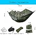 WoneNice Portable Nylon Fabric Travel Camping Hammock with Mosquito Net 8.53 x 4.6 ft + tree straps (Camouflage)