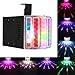 DJ lights, KINGSO 18W Color Changing RGB Sound Actived Magic Effect Led Stage Lights Three Control Modes With US Plug for KTV Xmas Party Wedding Show Club Pub House Disco DJ DMX512 Black House Case