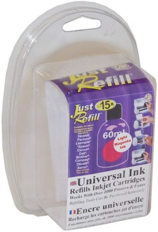Jr Inkjet60ml Magenta Universal Refill Ink (English / French) - JR-60ME