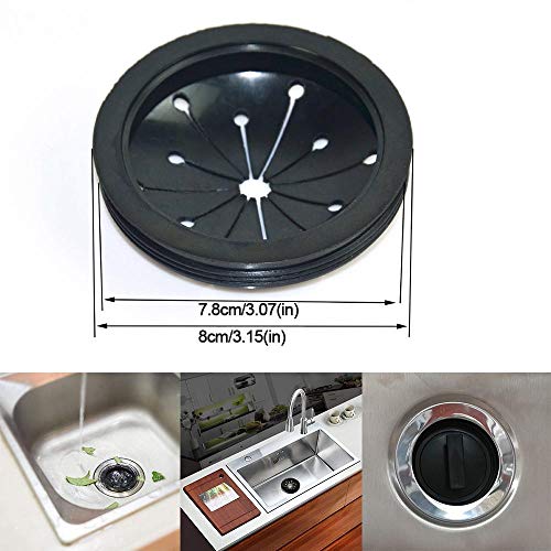 Garbage Disposal Splash Guards, LEEGOAL 6 PCS Splash Guard Disposal Sink Strainer Cover Silicone Sink Filter Sink Stopper Strainer Kitchen Food Waste Disposer Accessories,Fits Most Sinks