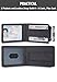 Men Wallet - RFID Minimalist Slim Front Pocket Card Travel Holder Clip D6