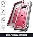 Poetic Galaxy S10e Rugged Case with Kickstand, Heavy Duty Military Grade Full Body Cover, with Built-in-Screen Protector, Revolution Series, for Samsung Galaxy S10e 5.8 Inch (2019), Pink