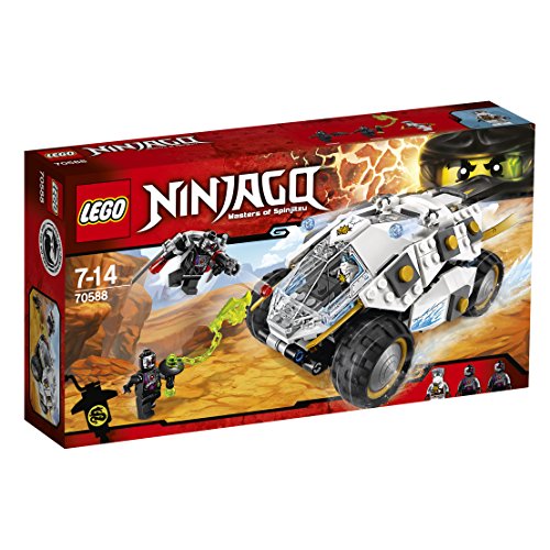 Lego Ninja Go titanium type power Mobil 70588