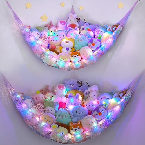 Stuffed Animal Hammock with LED Lights