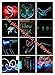 LERWAY EL Wire Neon Glowing Light 16 feet for Christmas Party Decoration with Battery Pack