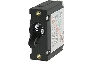 Blue Sea Systems A-Series Toggle Single Pole Circuit Breakers