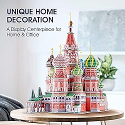 CubicFun LED Russia Cathedral 3D Puzzles for Adults