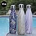 MIRA Vacuum Insulated Travel Water Bottle | Leak-proof Double Walled Stainless Steel Cola Shape Portable Water Bottle | No Sweating, Keeps Your Drink Hot & Cold | 17 Oz (500 ml) | Swirl