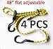 Highest Quality Flat Bungee Cords 4 PCS | 48