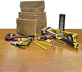 Rolson 68525 Single Leather Tool Organiser Pouch with Hammer Holder view 5