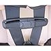 NUOLUX Car Safety Seat Strap Belt Lock Tite Harness Clip Safe Buckle for Baby (Black)