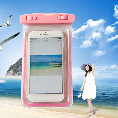 dianpo Universal Luminous Waterproof Smartphone Case Responsive Underwater Dry Pouch Bag Random Color - Thumbnail 3