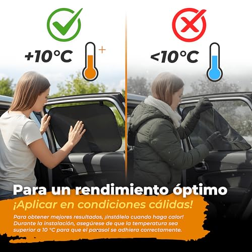 CARAMAZ Baby Car Sun Shade with UV Protection, Reach Certified – OPTI-Dark – GSM100+ – Darkening 51 x 31 cm, 2 Units Turtle