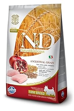 Farmina N&D Low Grain Chicken and Pomegranate Adult Food, 2.5 kg (Mini)
