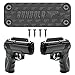 GUNHOLD Gun Magnet - Magnetic Gun Mount & Car Holster - HQ Rubber Coated 45 lbs Firearm Accessories. Install in Your car, Truck, Wall, Vault, Bedside, Doorway, Desk, Table