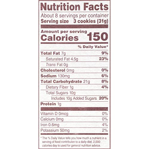 BACK TO NATURE COOKIES, NON-GMO FUDGE STRIPED SHORTBREAD, 8.5 OUNCE (PACKAGING MAY VARY)