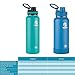 Takeya Originals Vacuum-Insulated Stainless-Steel Water Bottle, 14oz, Ocean