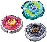 Takaratomy Beyblades #BB75 Japanese Metal Fusion Entry Deck Set (Galaxy Pegasus, Virgo, Orso)