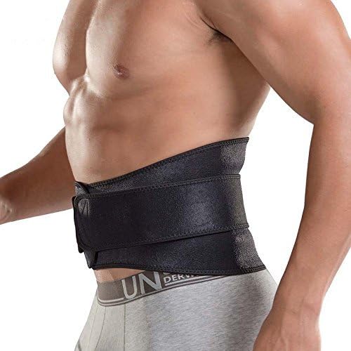 SHIJAY Waist Trimmer Belt Adjustable Weight Loss Training Belt Abdominal Muscles and Back Support Bands