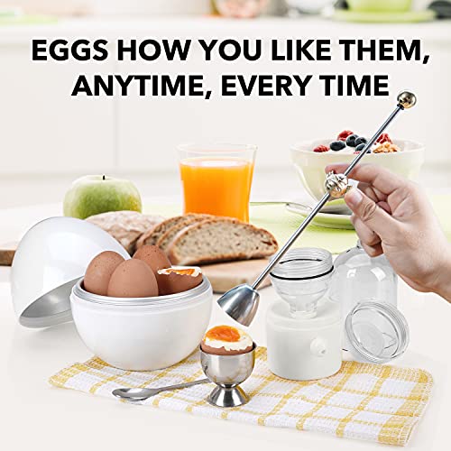 EggFecto Egg Cooker for Microwave 4 Egg Capacity Microwave Egg Cooker