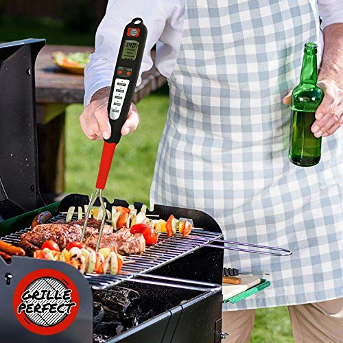 Digital Meat Thermometer Fork for Grilling and Barbecue Very Fast Read